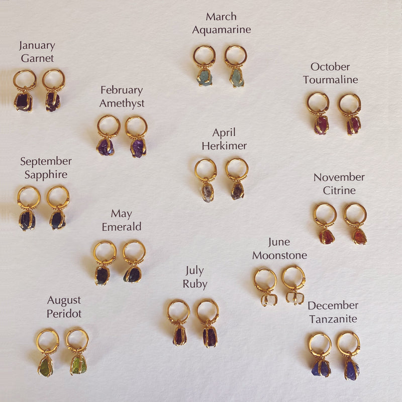 February Birthstone Earrings ~ Amethyst