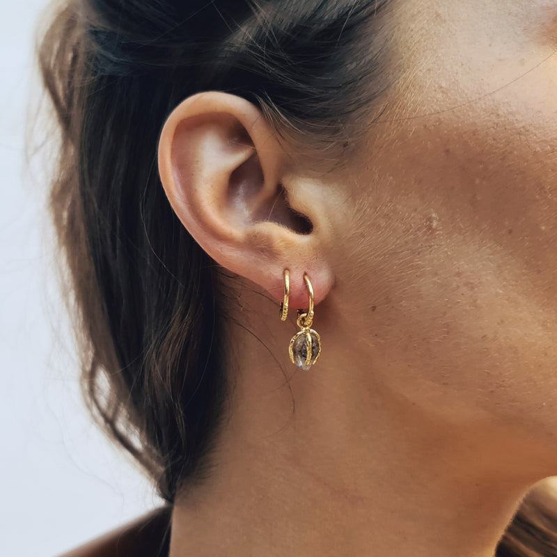 April Birthstone Earrings ~ Herkima