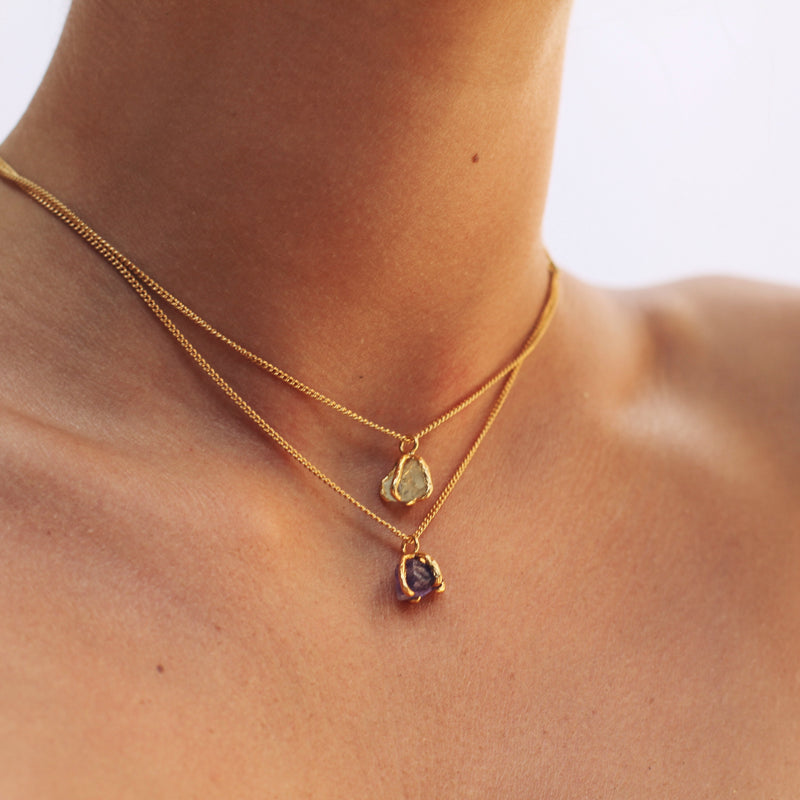February Birthstone Necklace ~ Amethyst