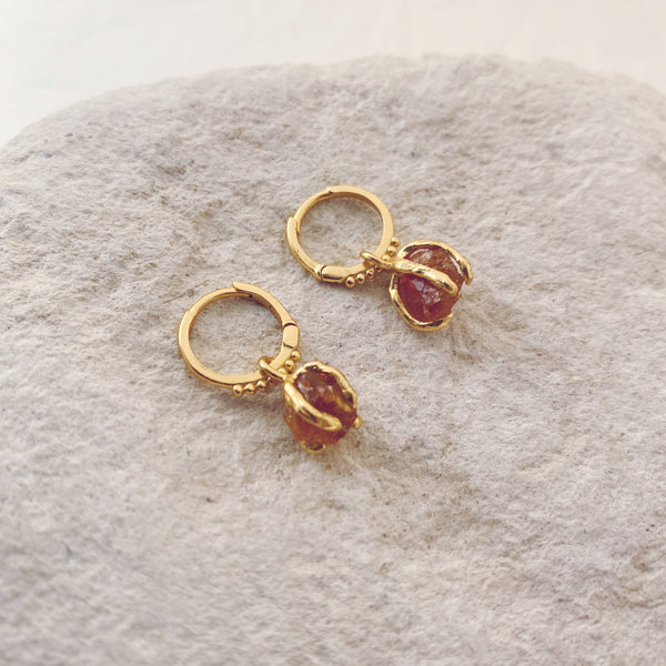 November Birthstone Earrings ~ Citrine